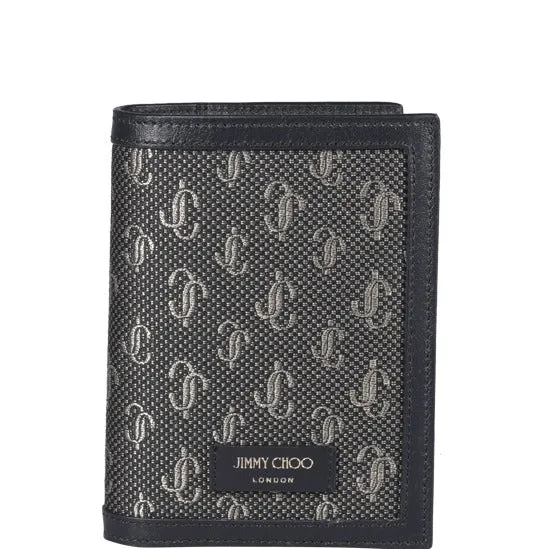 Jimmy Choo Allover Logo Bi-Fold Wallet