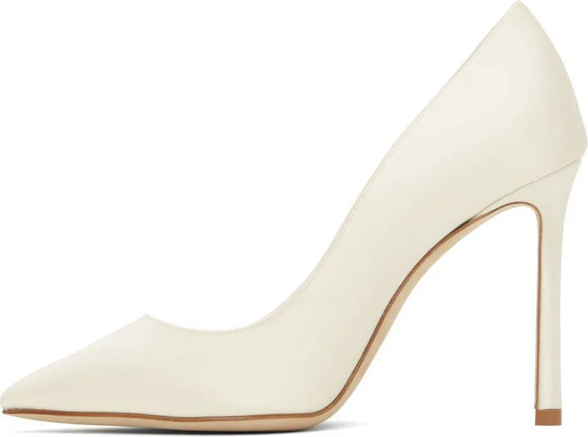 Jimmy Choo Off-White Romy 100 Heels