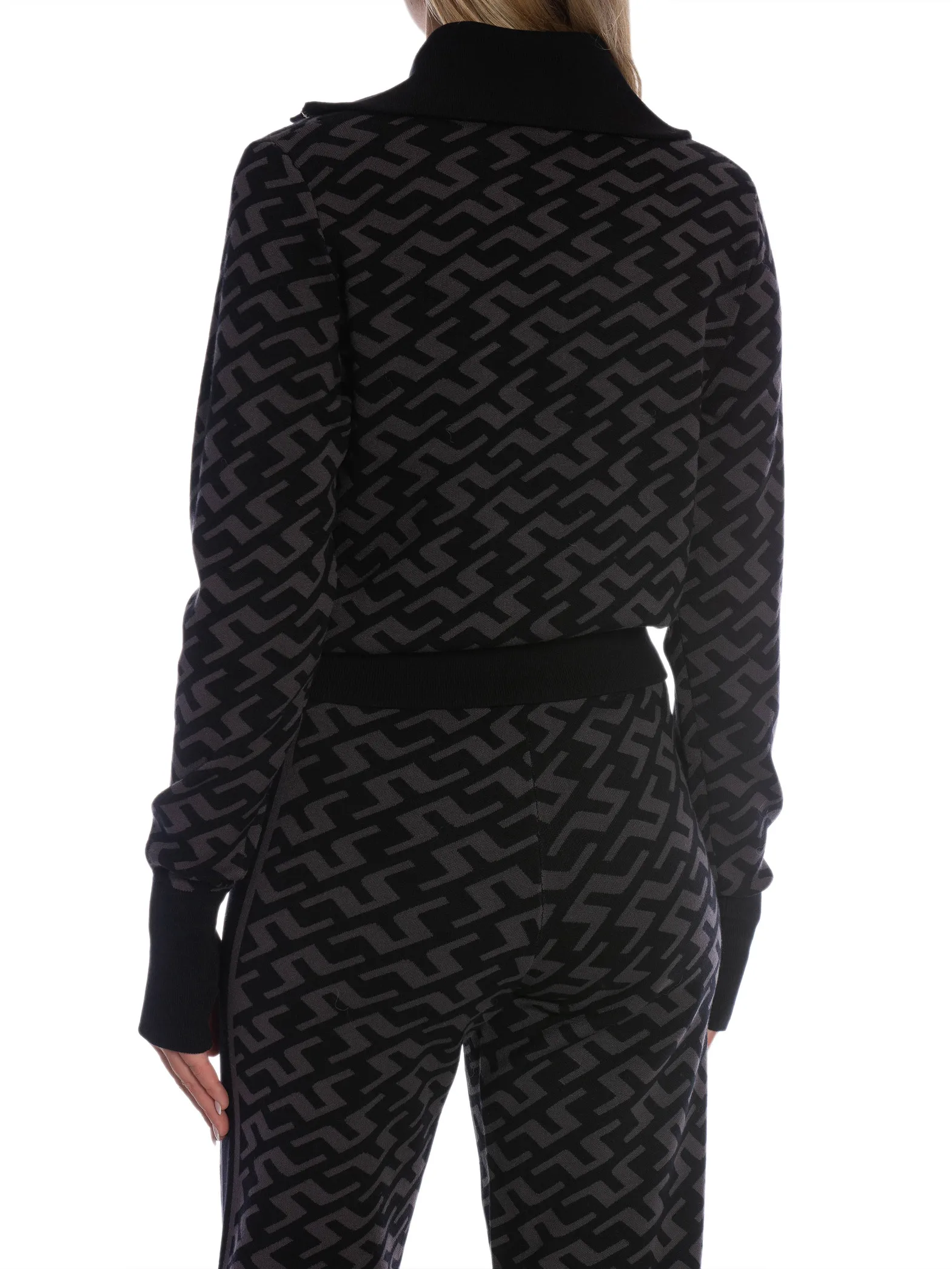 J.LINDEBERG KERLA KNITTED ZIP BLACK