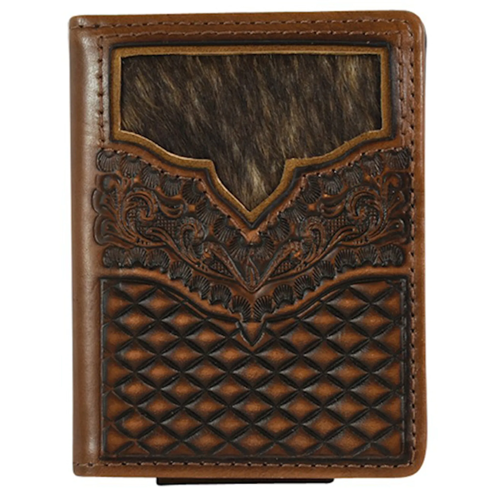 Justin Men's Brindle Bifold Wallet