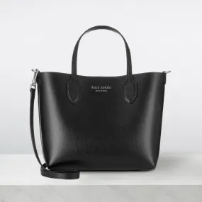 KATE SPADE NEW YORK Bleecker Medium Leather Tote - Black