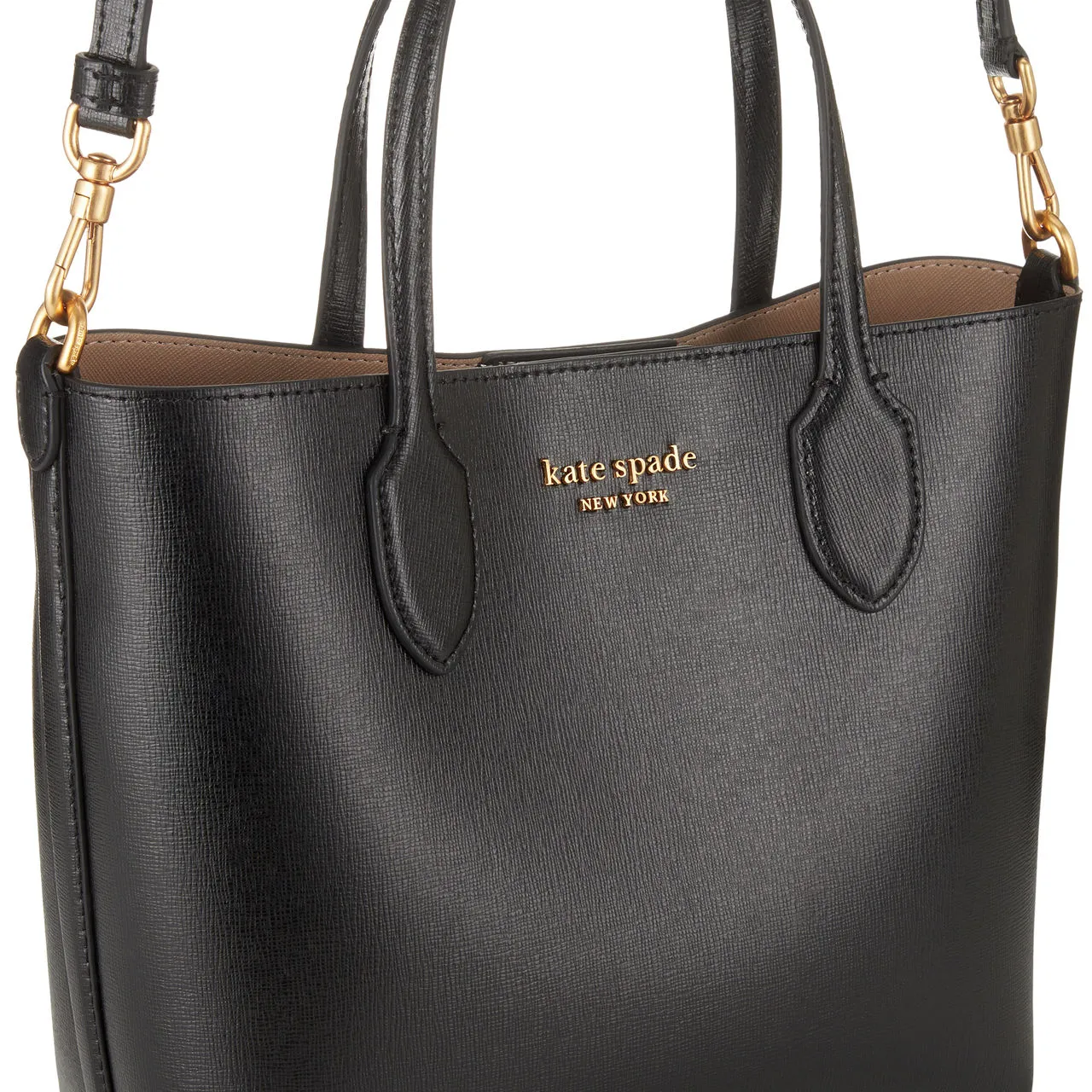 KATE SPADE NEW YORK Bleecker Medium Leather Tote - Black