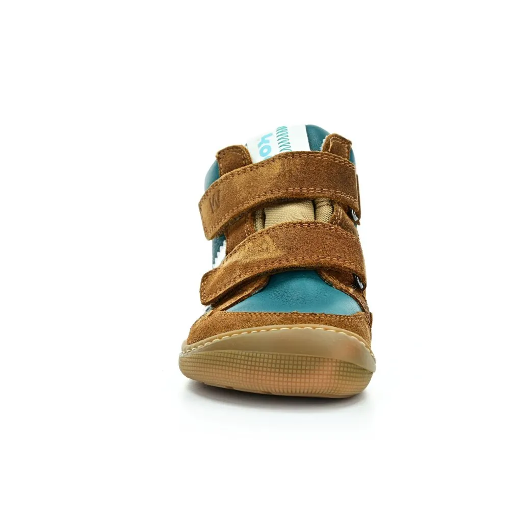 Koel4kids Kurt W Tex Merino Olive winter barefoot shoes