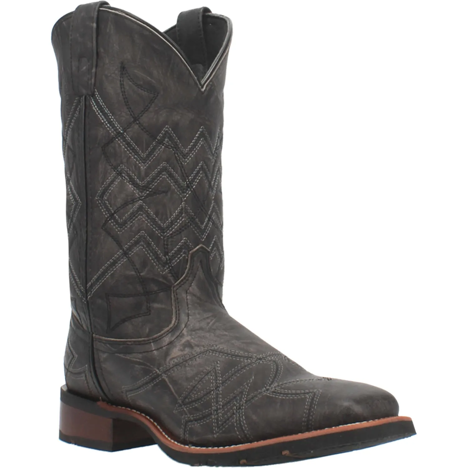 Laredo Men's Axel Black Leather Boot 7927