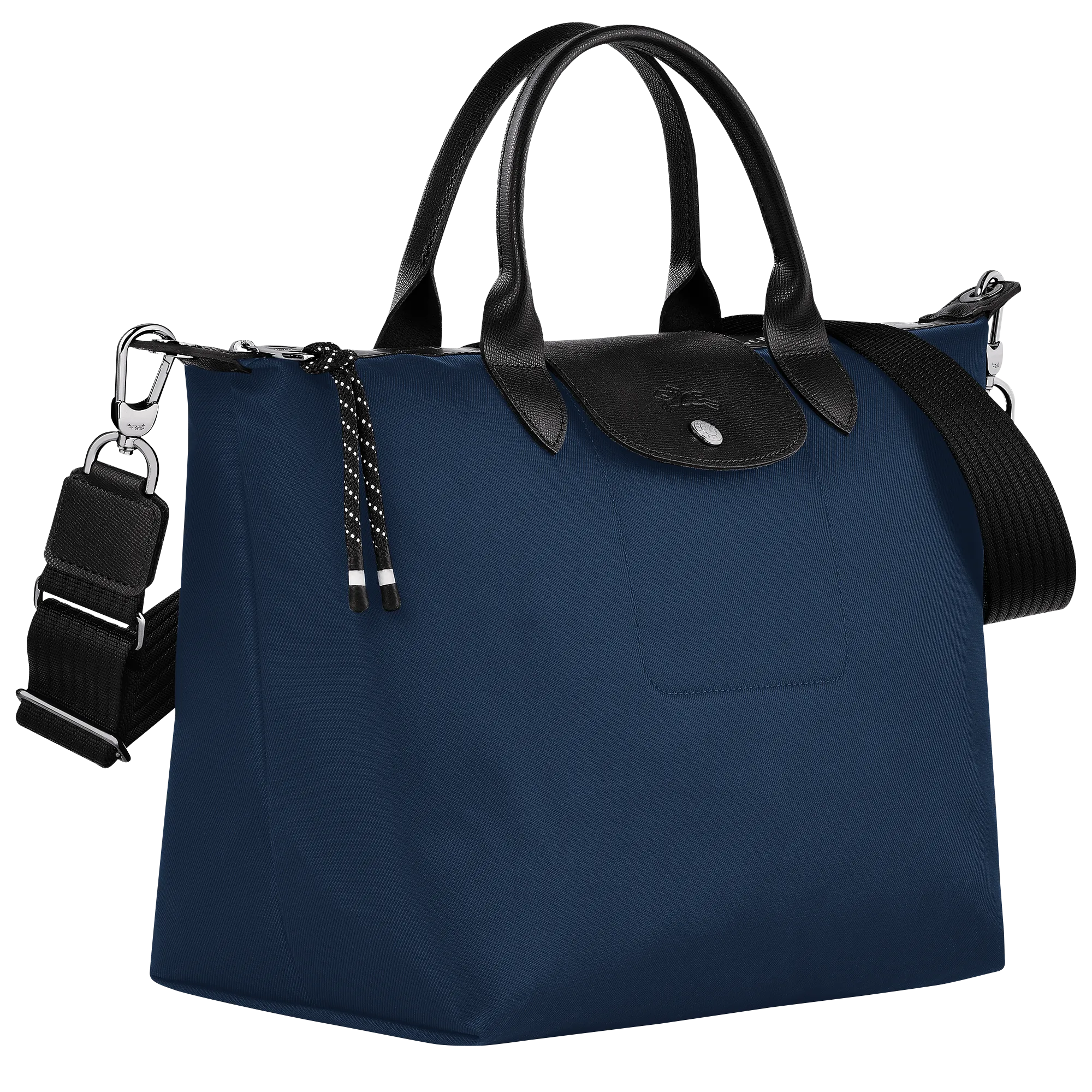 Le Pliage Energy L Handbag Navy - Recycled canvas