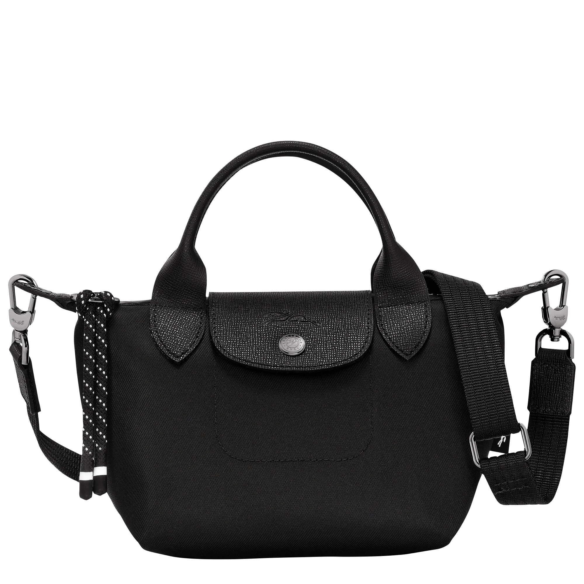 Le Pliage Energy XS Handbag Black - Recycled canvas