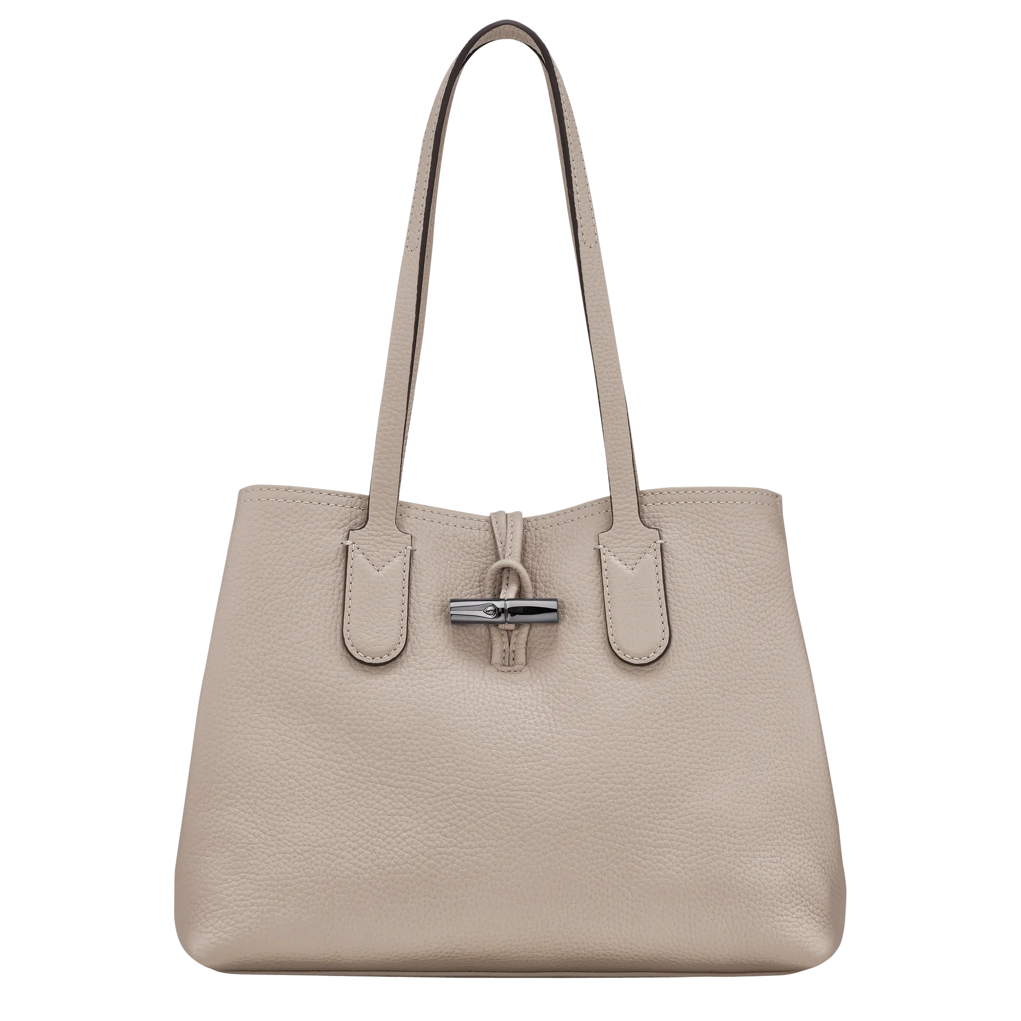 Le Roseau Essential M Tote bag Clay - Leather