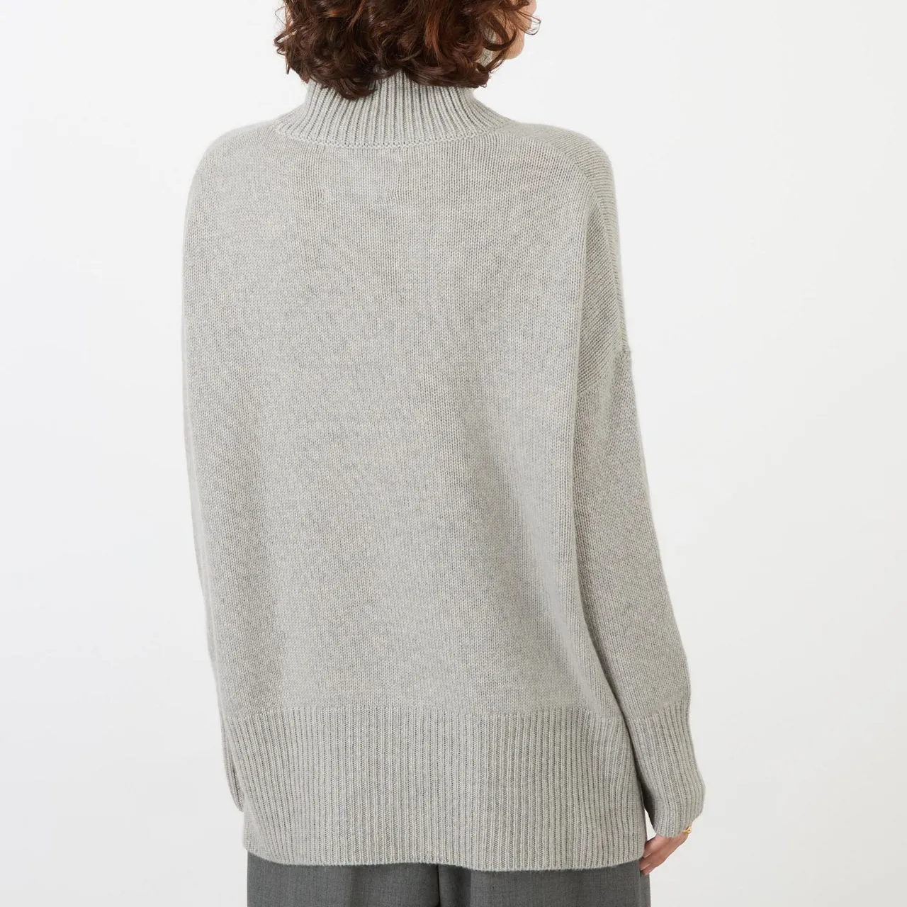 LISA YANG Heidi Turtleneck Sweater - Grey