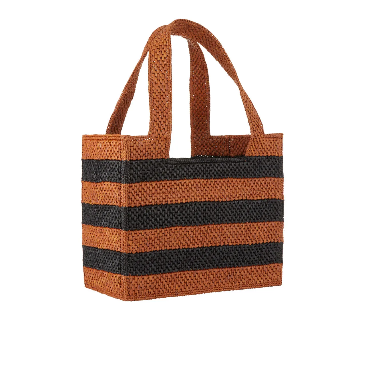 LOEWE PAULAS IBIZA 2024 Font Striped Tote Bag - Black  Honey