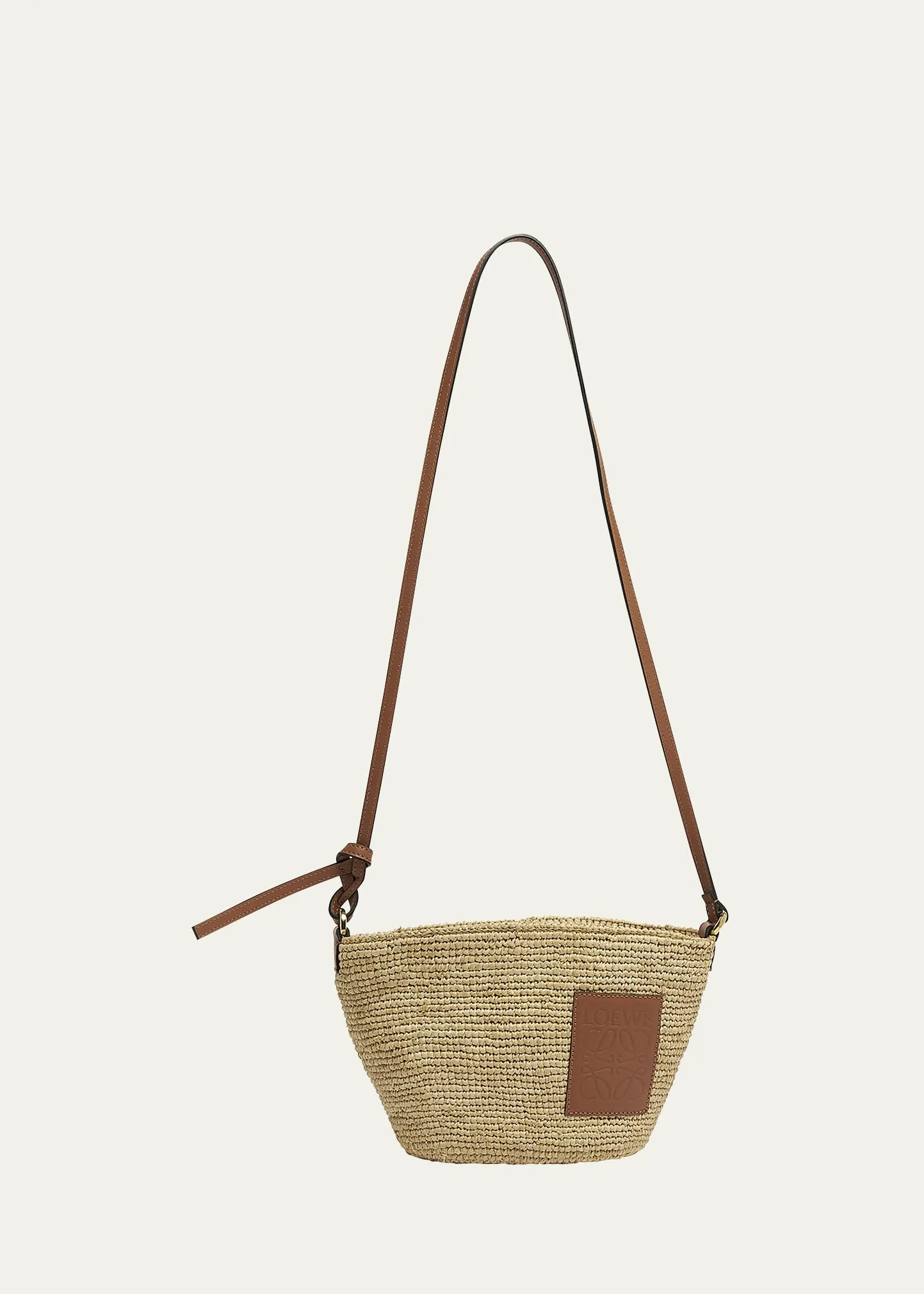 Loewe x Paula's Ibiza Pochette Medium Raffia Crossbody Bag