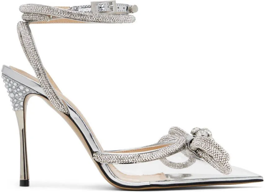 MACH & MACH Transparent Double Bow Heels