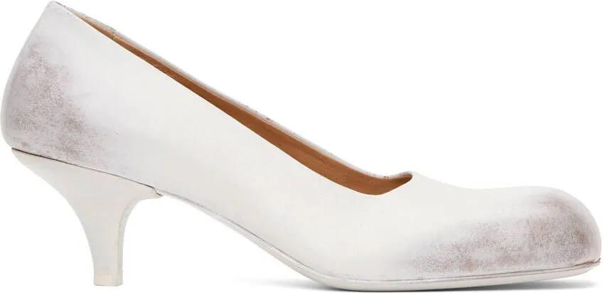 Marsèll White Tillo Heels