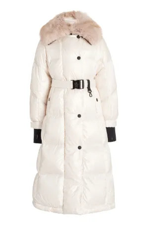 Moncler Grenoble Chamoille Belted Down Puffer Coat