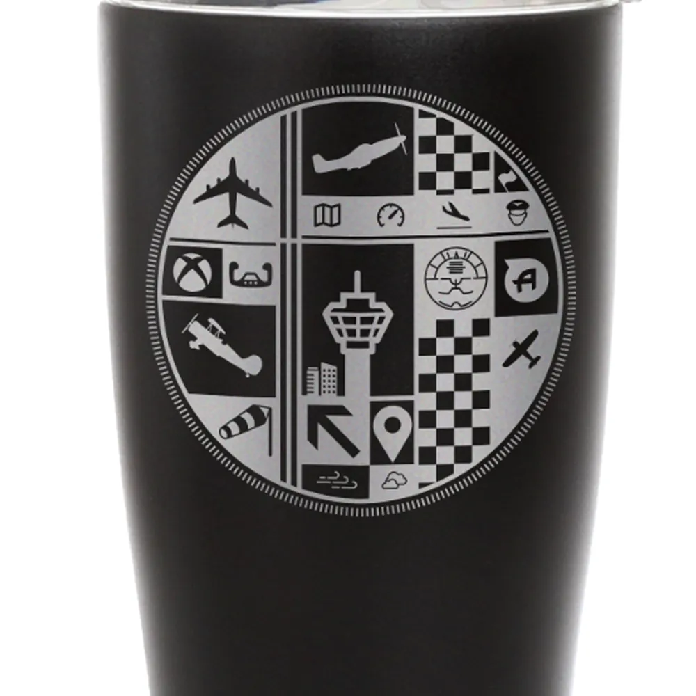 MS Flight Simulator 40th Anniversary Tumbler