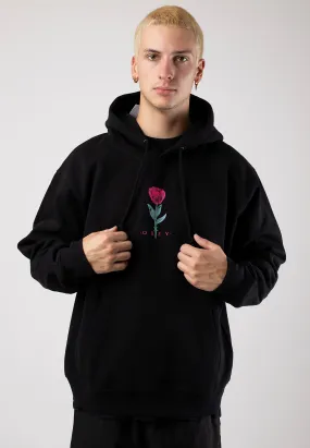 Obey - Barbwire Flower Black - Hoodie