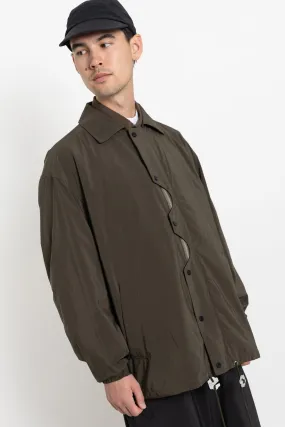 Odd Job Flap Coach Jacket Olive