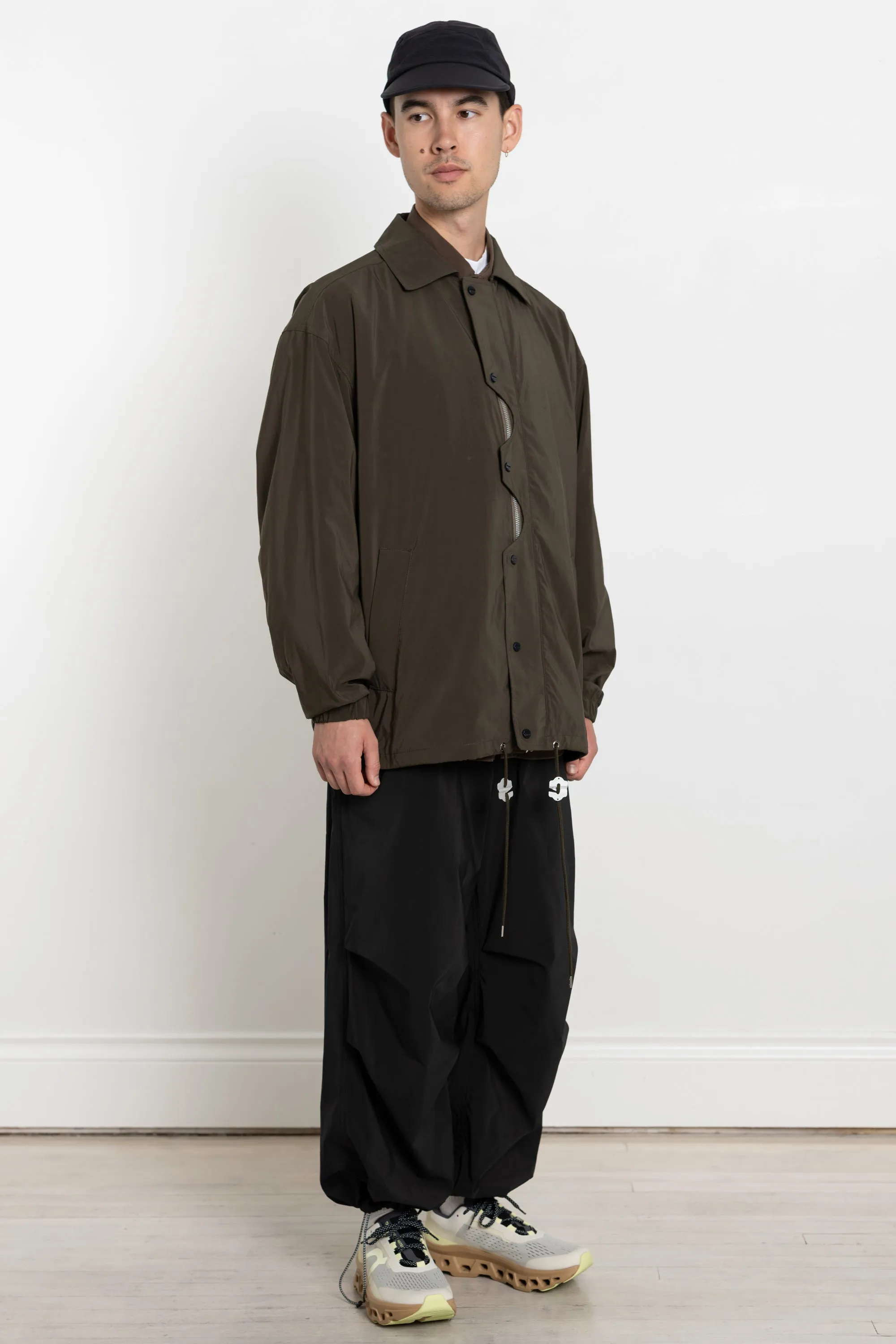 Odd Job Flap Coach Jacket Olive