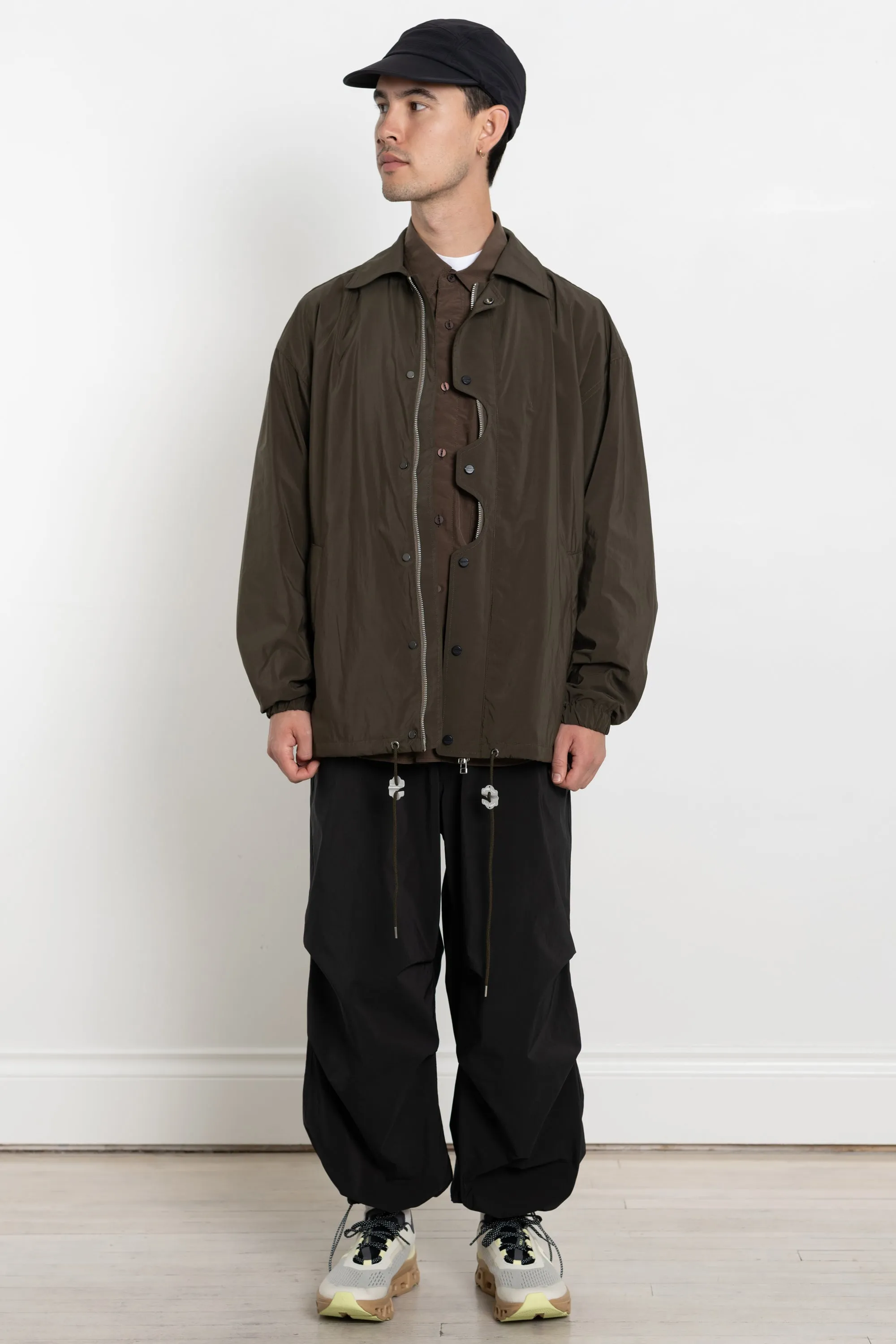 Odd Job Flap Coach Jacket Olive