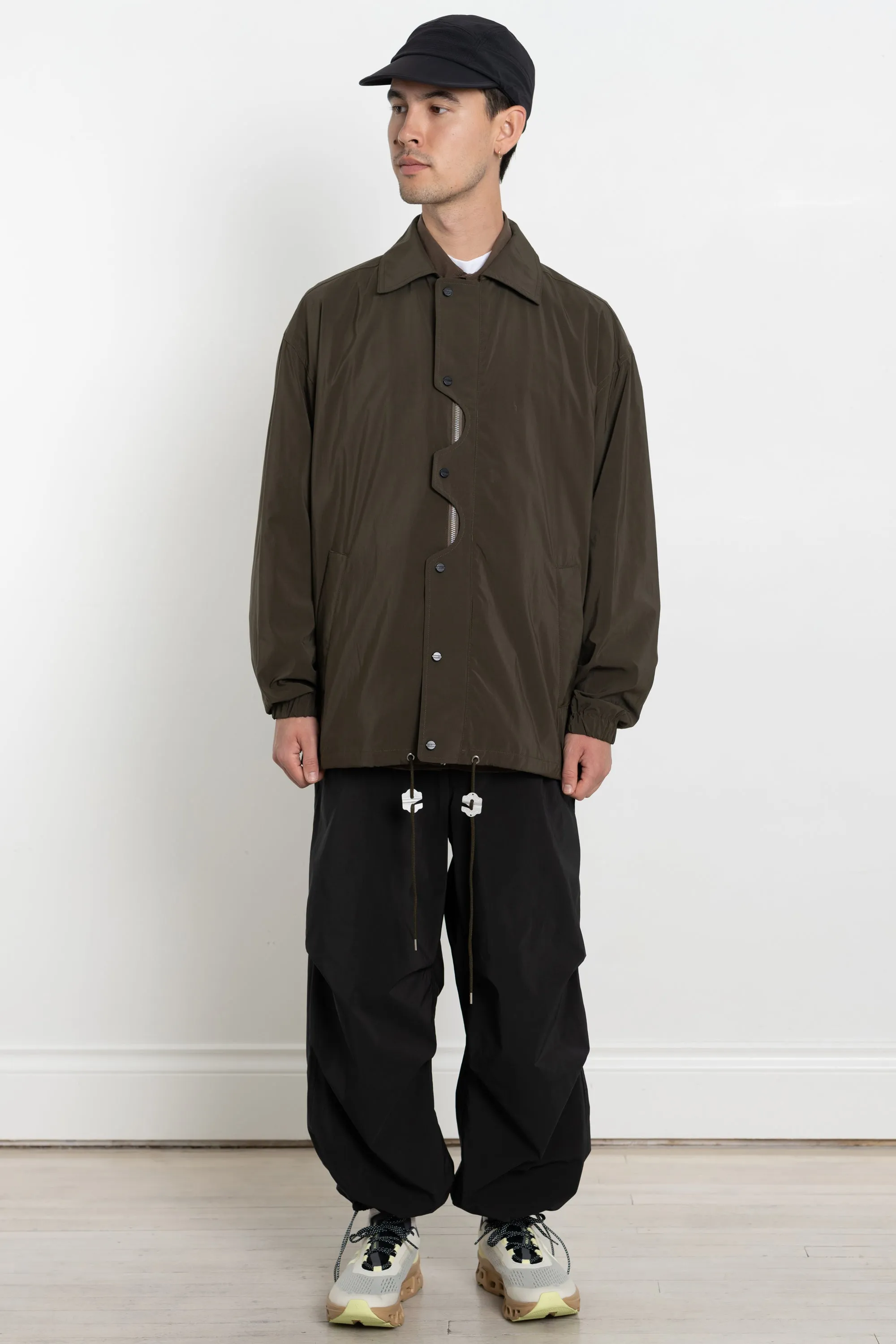 Odd Job Flap Coach Jacket Olive