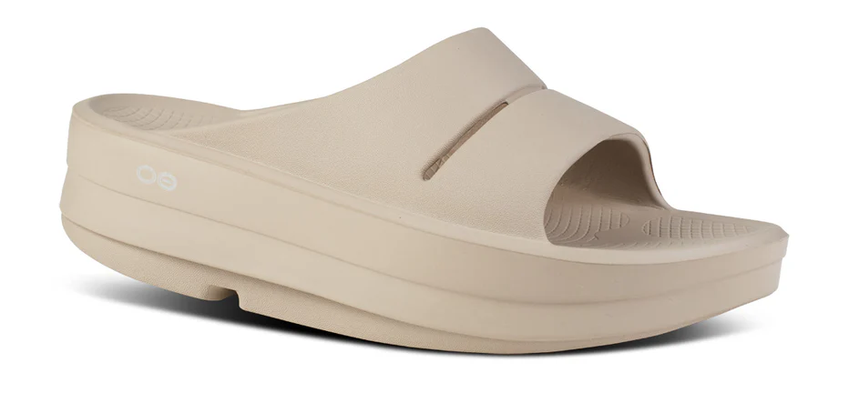 Oofos Women’s OOmega OOahh Luxe Slide Sandals-Nomad