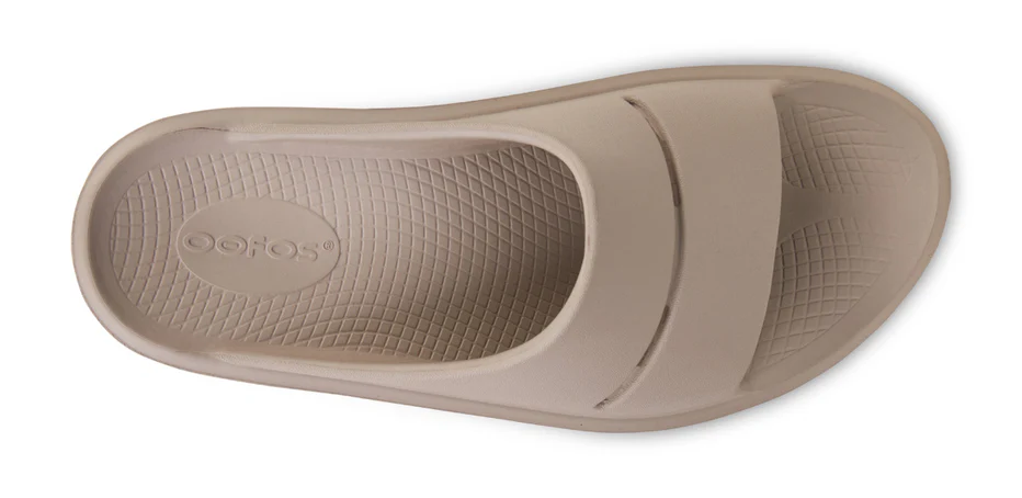 Oofos Women’s OOmega OOahh Luxe Slide Sandals-Nomad