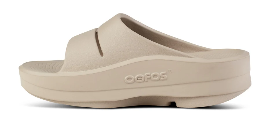 Oofos Women’s OOmega OOahh Luxe Slide Sandals-Nomad