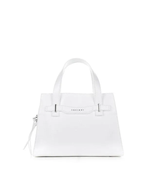 Orciani Posh Medium White Handbag