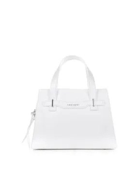 Orciani Posh Medium White Handbag