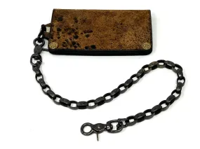 Patina Brass Signature Wallet Chain