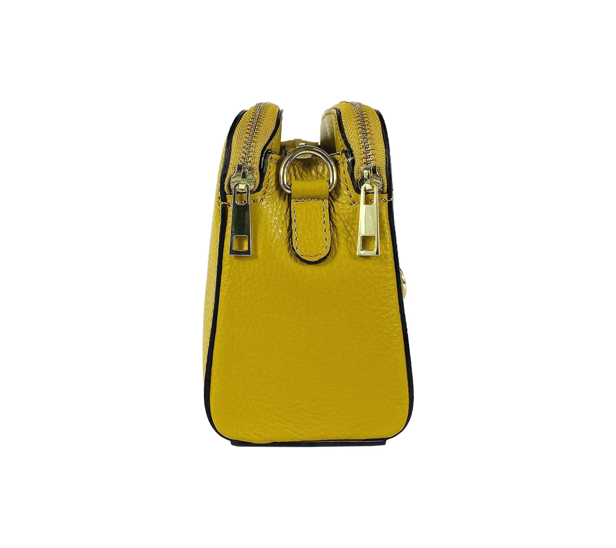 RB1011AR | Women's Shoulder Bag in Genuine Leather | 25 x 17 x 10 cm