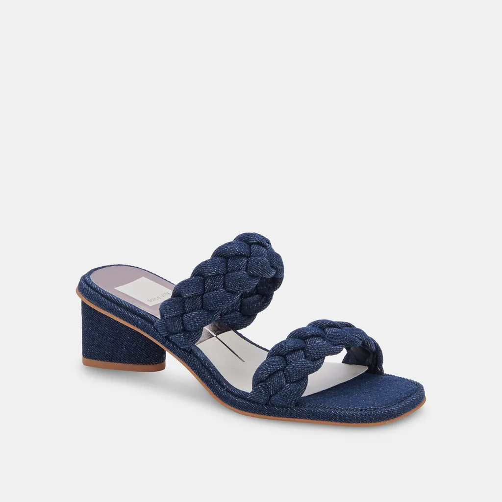 RONIN Sandals Indigo Denim | Braided Indigo Denim Sandals– Dolce Vita 6866100387906