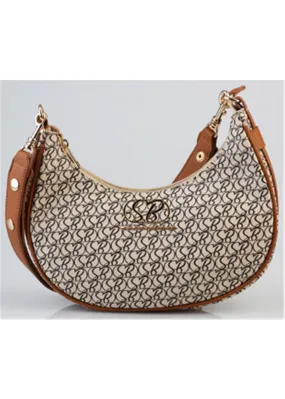 Sissyboy Bg555 Printed Sb Shoulder Bag  Beige