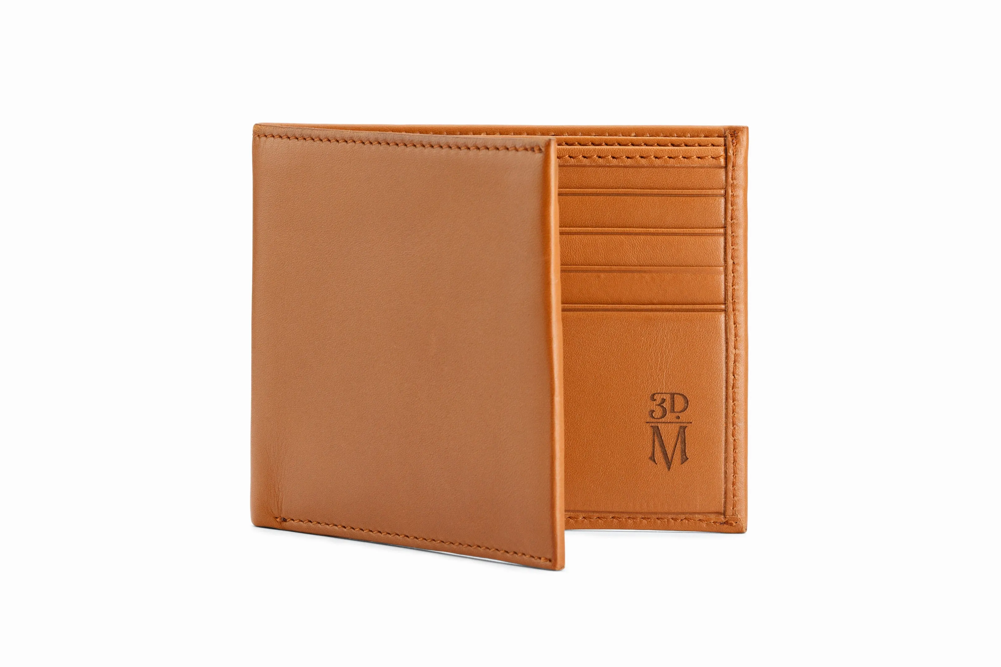 Slim Leather Wallet - Tan