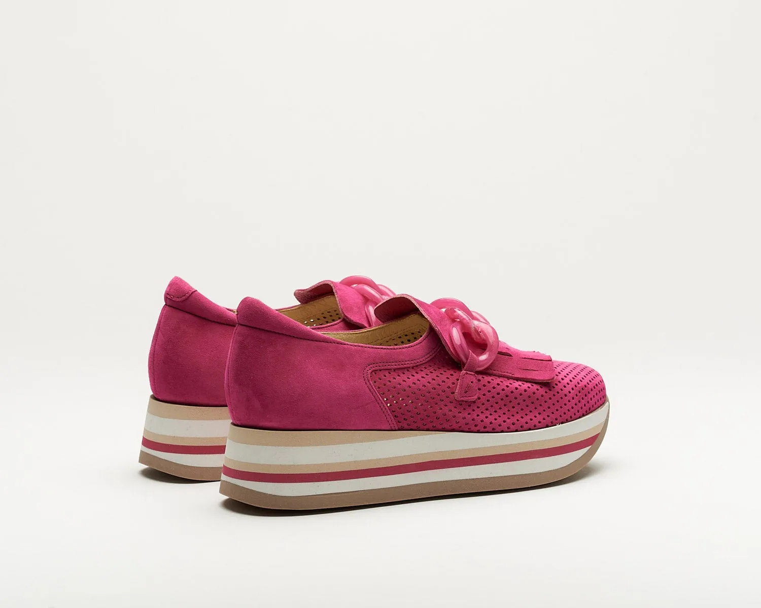 Softwaves CADIE Platform Sneaker Fuchsia