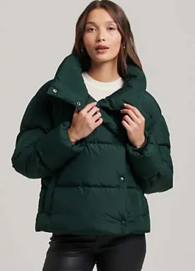 Superdry Short Down Puffer Coat | Grattan