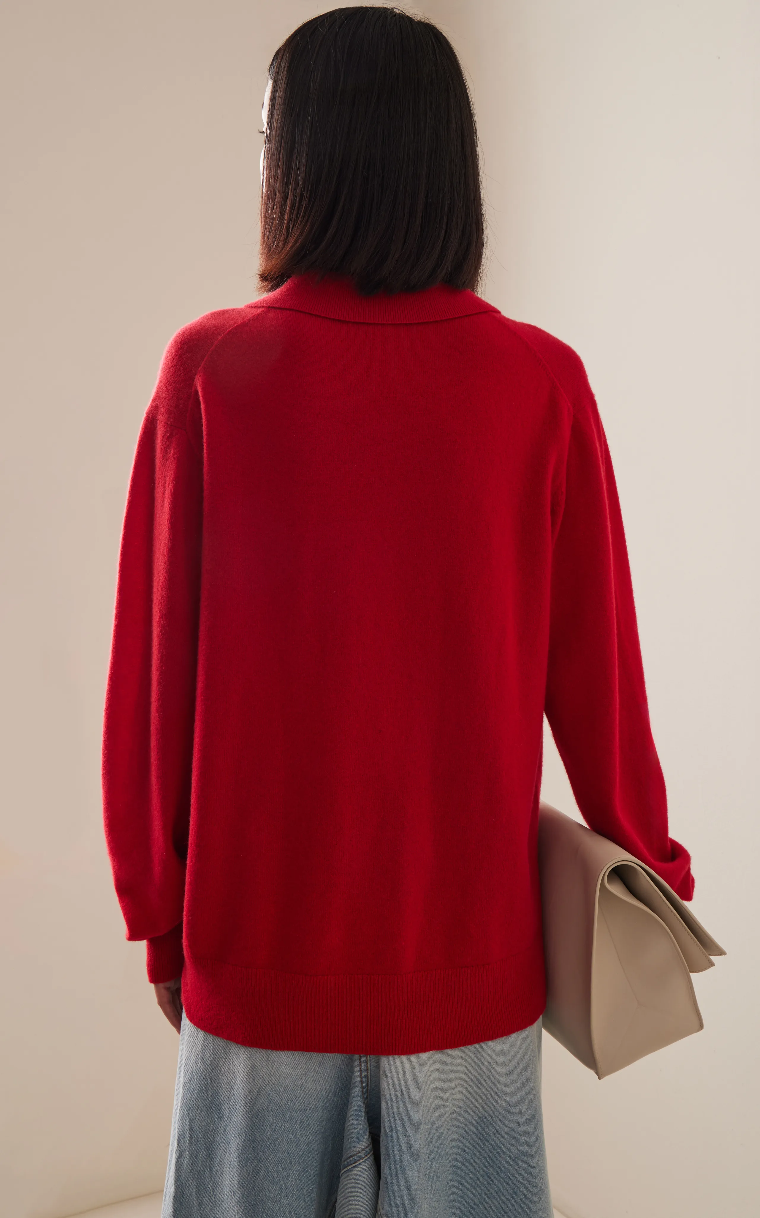 THE GARMENT Como Knit Wool-Cashmere Polo Sweater