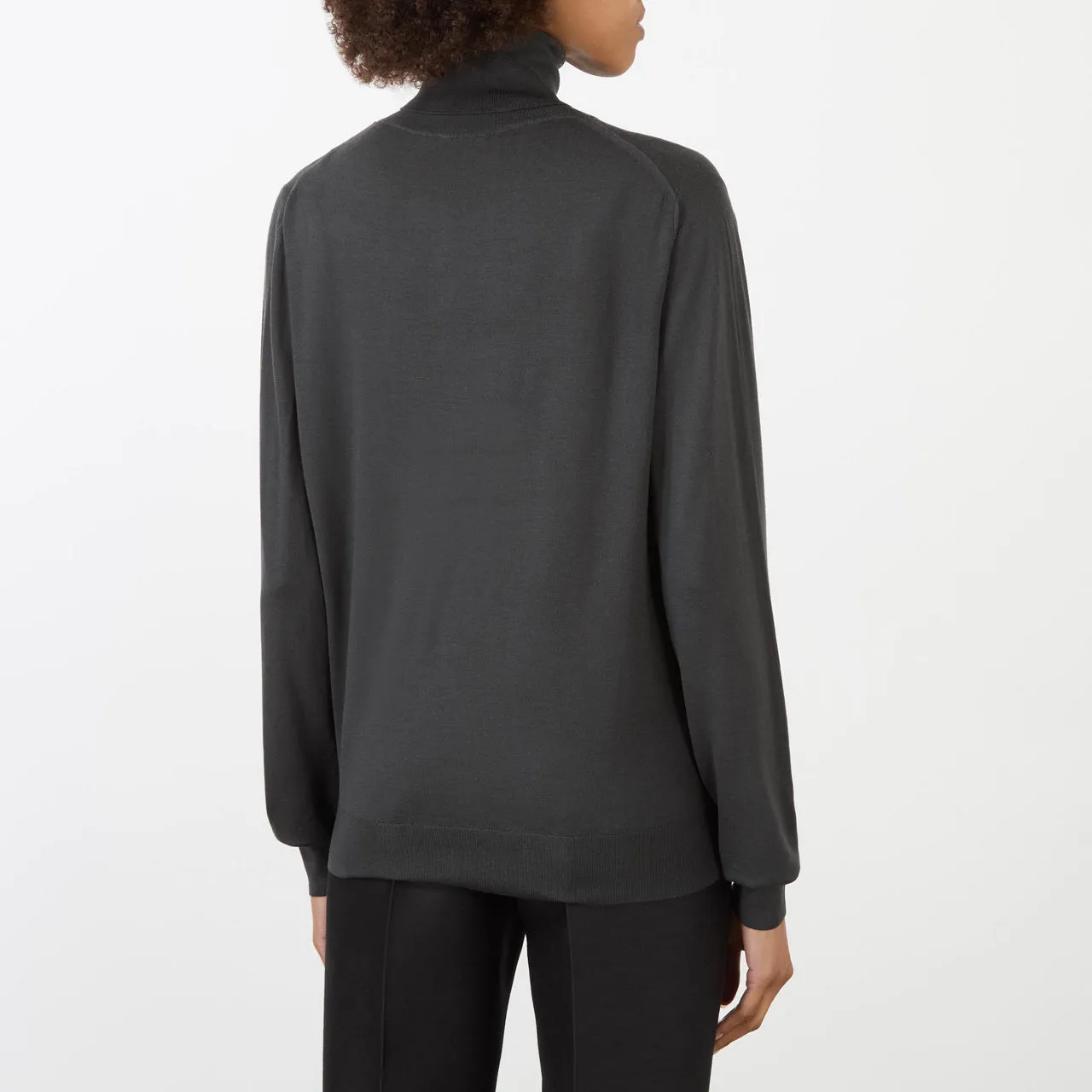 THE ROW Heva Turtleneck Sweater - Dark Grey