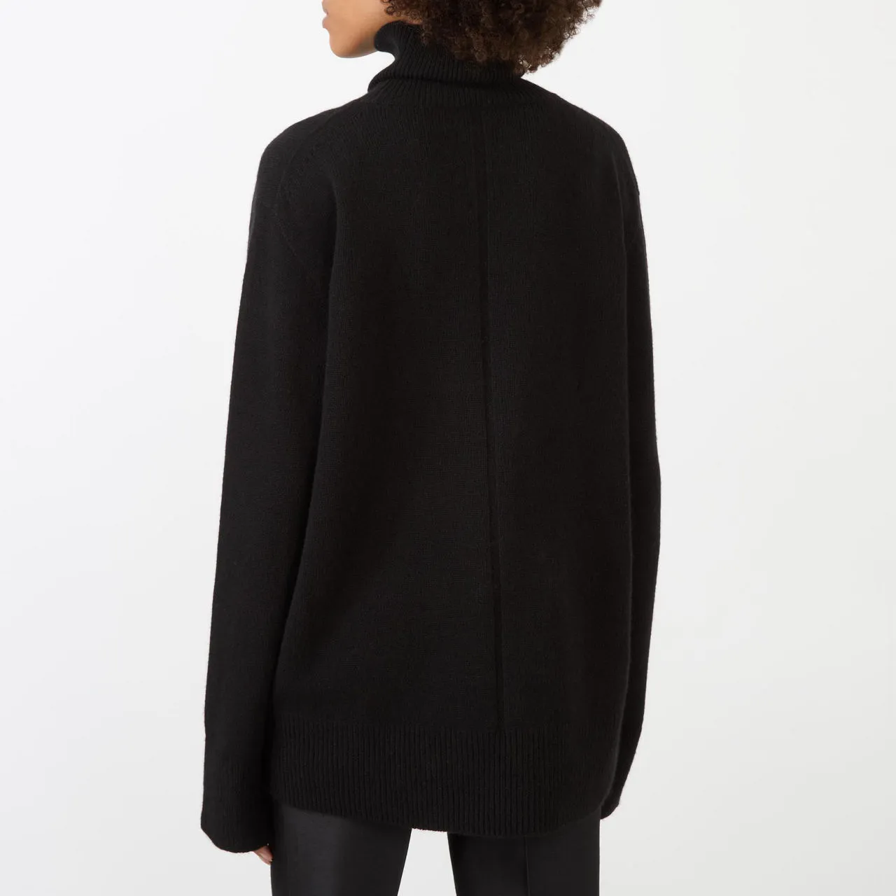 THE ROW Stepny Turtleneck Sweater - Black