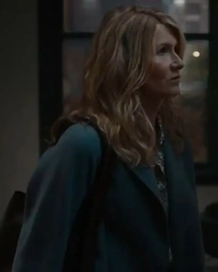 The Son 2022 Laura Dern Blue Coat