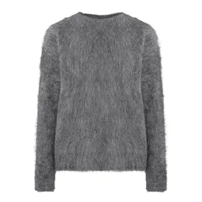 TOTEME Brushed Knit Sweater - Dark Grey