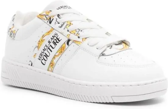 Versace Jeans Couture Meyssa leather sneakers White