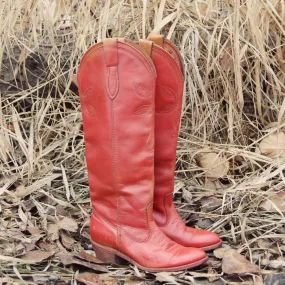 Vintage 70's Sweet Stitch Boots