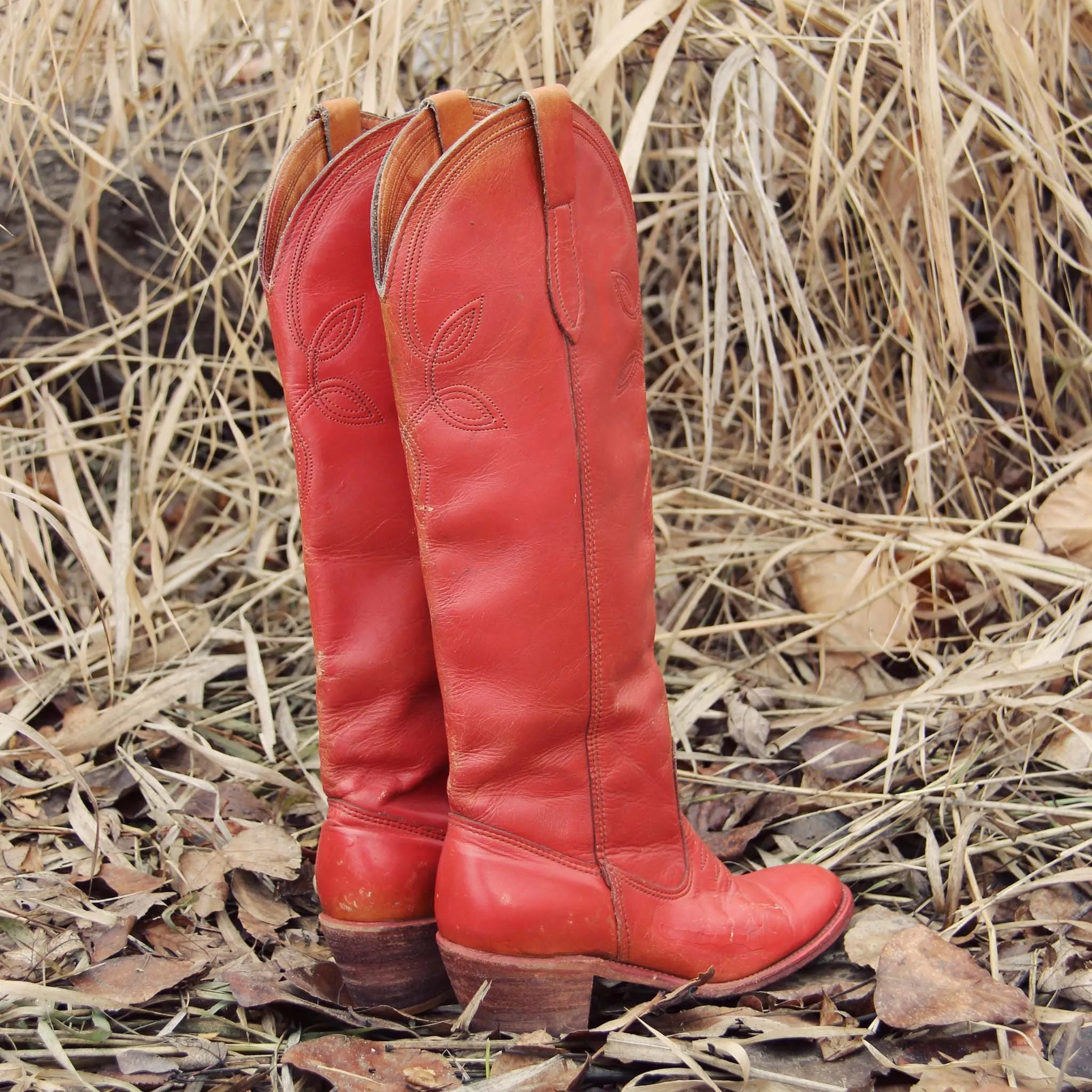 Vintage 70's Sweet Stitch Boots