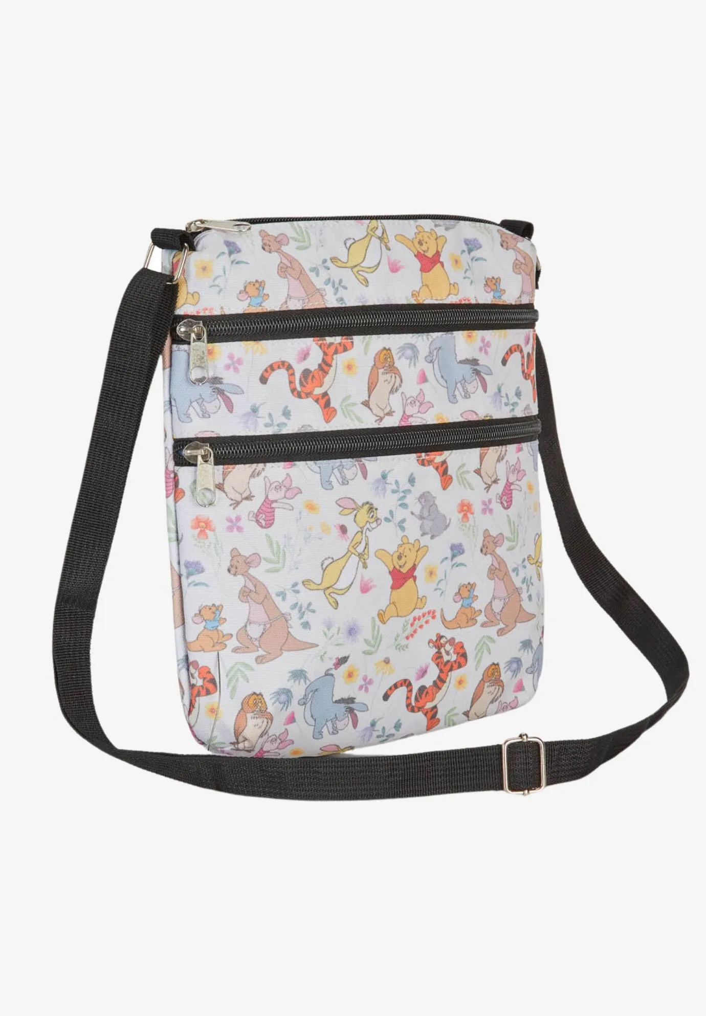 Winnie The Pooh & Friends Passport Bag Travel Women'S Disney Crossbody Purse