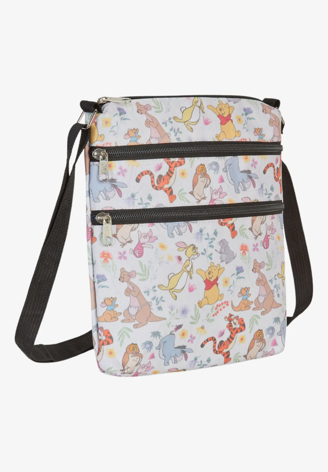 Winnie The Pooh & Friends Passport Bag Travel Women'S Disney Crossbody Purse